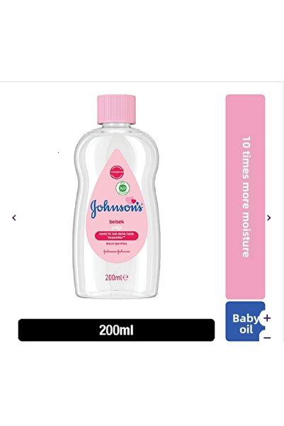 Jhonson's زيت جونسون للعناية بالجسم ومرطب للبشرة الحساسة والأطفال، 200 مل