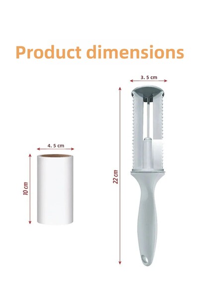 grimorlife Hair Collector Roller Adhesive 12 Pieces Spare Roller (Cat - Dog Hair Collector)