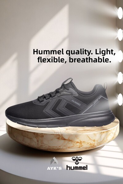 hummel Black Mesh Lightweight Sports Shoes Hml Jayce 724