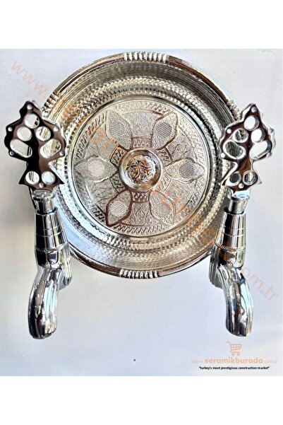 LPD صنبور سيراميك بورادا للحمام التركي مزدوج من الكروم 1/2