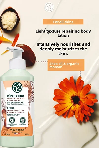 Yves Rocher Repairing and Moisturizing Body Lotion - Reparation-390 ml-3556