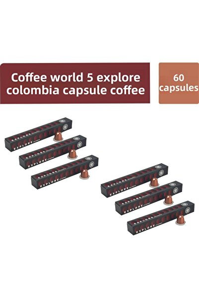Kahve Dünyası كبسولات قهوة كولومبيا إكسبلور - 60 قطعة