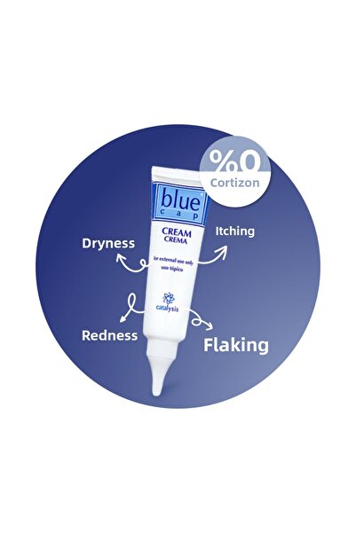Blue Cap كريم مرطب للبشرة الجافة 50 جرام - خالٍ من الكورتيزون