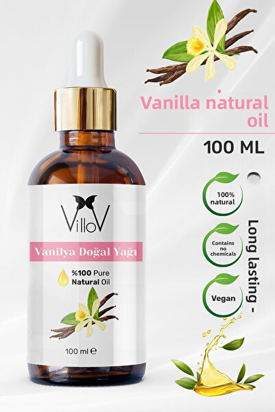 Villov زيت الفانيليا العطري المعصور على البارد 100% زيت الفانيليا العطري النب...