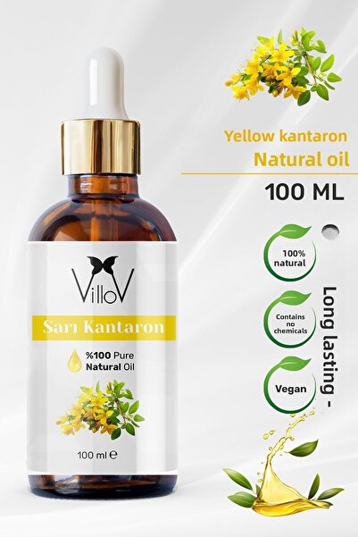 Villov زيت نبتة سانت جون العطري المعصور على البارد 100% زيت نباتي نقي وطبيعي ...