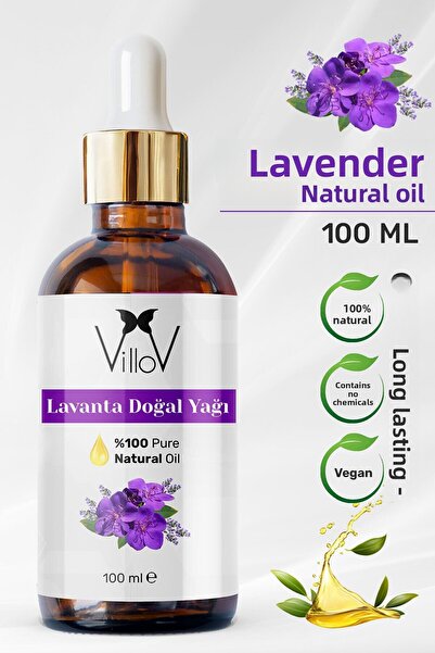 Villov زيت اللافندر العطري المعصور على البارد 100% زيت اللافندر العطري النقي ...