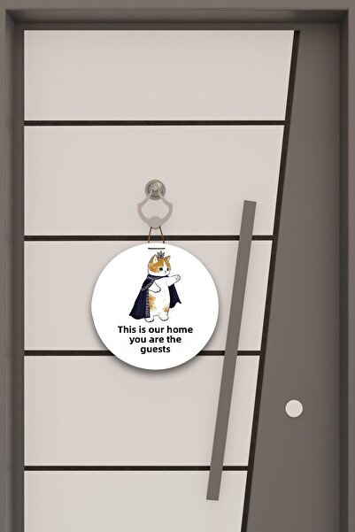 Dormot Digital Print White, Standard, This Is Our Home Themed, Door Ornament, Wall Ornament