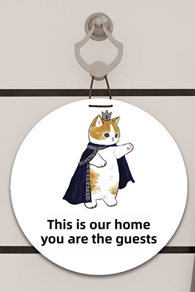 Dormot Digital Print White, Standard, This Is Our Home Themed, Door Ornament, Wall Ornament
