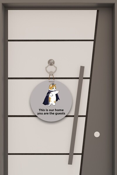 Dormot Digital Print Gray, Standard, This Is Our Home Themed, Door Ornament, Wall Ornament