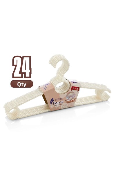 Beray 24 Pearl Hangers Clothes Hangers