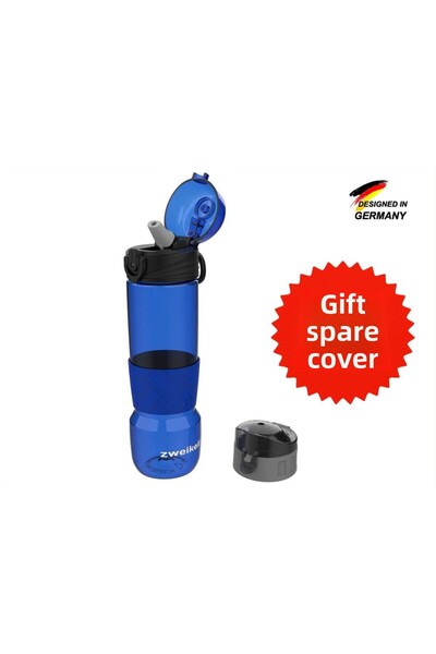 zweikell Targo Switch Dark Blue Bpa Free 650 ml Tritan Water Bottle