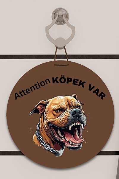 Dormot Digital Print Brown, Standard, Thick Dog-Themed Door Ornament, Wall Ornament