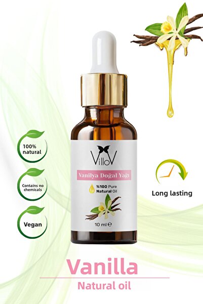 Villov زيت الفانيليا العطري المعصور على البارد 100% زيت الفانيليا العطري النق...