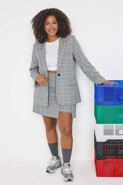 Trendyol Curve Teen Grey
