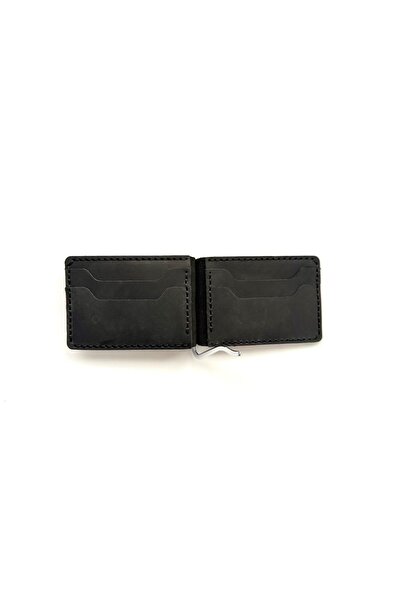 natderi Genuine Leather Magnetic Clip Wallet – Slim, Stylish and Functional Card Holder & Money Clip