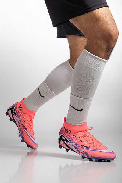 ZSHOES Cizme de fotbal unisex Astroturf Field Turf Field cu șosete premium cu talpă TPU (model nou)