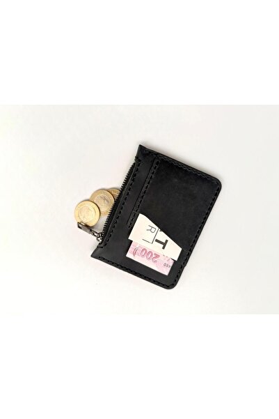 natderi Genuine Leather Mini Wallet with Card Holder and Coin Compartment