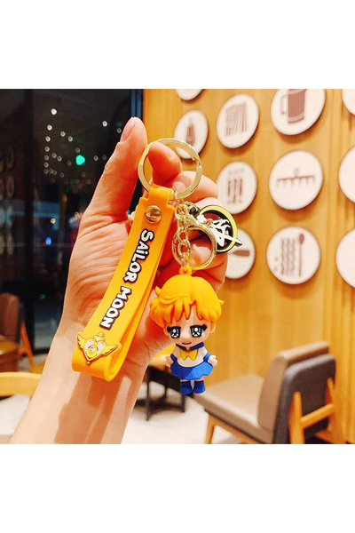 FG KONNİCHİWA سلسلة مفاتيح وحقيبة إكسسوار لشخصية الرسوم المتحركة Sailor Moon ...