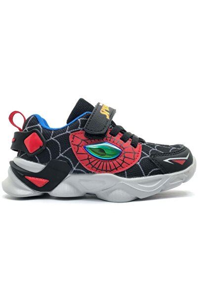 SPIDERMAN Ilgon Orthopedic Lighted Boys' Sports Shoes Black