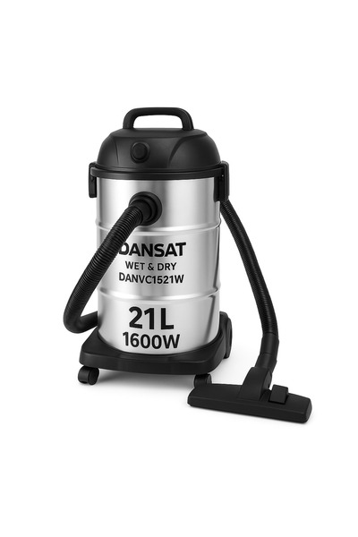 Dansat Dansat 21L Wet & Dry Drum Vacuum Cleaner 1600W