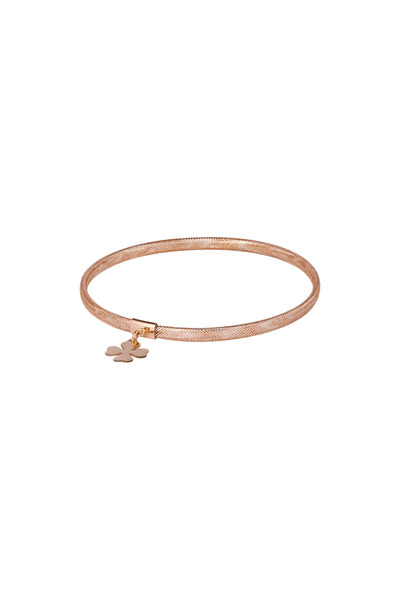 Sandra Ferretti Elastic Bracelet in Yellow Gold 14K with Clover