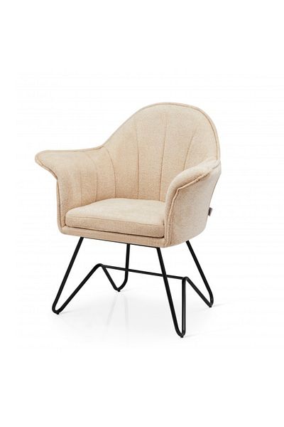 SAHABA Beige fabric chair