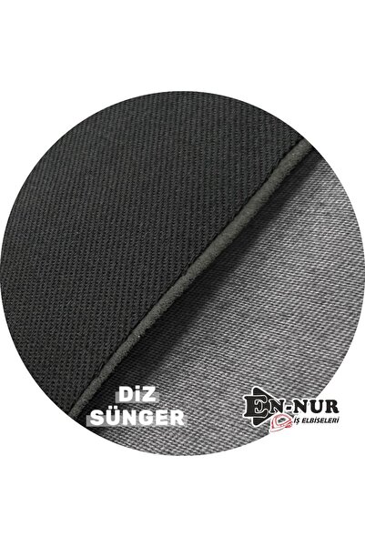 EN-NUR İŞ ELBİSELERİ DİZ SÜNGER DETAYLI LİKRALI İŞ PANTOLONU