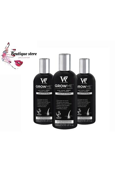 Watermans Waterman's Grow Me Hair Growth Shampoo, 3 Pack, 250ml