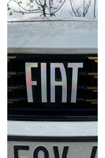 Fiat Egea Amblem/Logo Kaplama Sticker Set Hologram