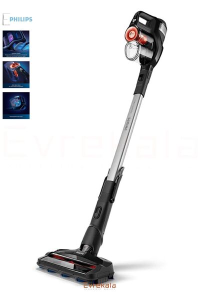 Philips Evrekala Shop Dikey Süpürge Philips Şarjlı Dik Torbasız Süpürge Power...