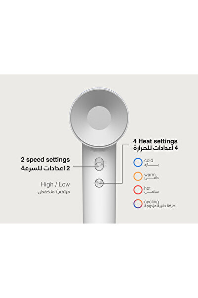 Laifen مجفف شعر صغير باللون الأخضر