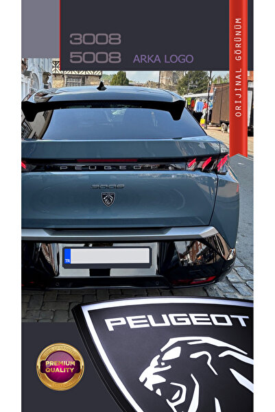 Edesign Peugeot 3008 Yeni Kasa Arka Yeni Aslan Logo