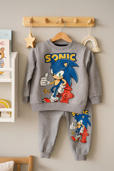 Nimini Kids Seasonal Colorful Cute Boy's Bottom Top Set (4-10 Years)