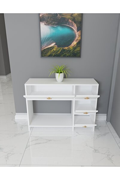 morepp Loren Dresuar | Beyaz - Beyaz