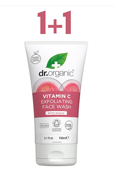 dr.organic غسول وجه جوافة عضوي من دكتور أورجانيك، 150 مل | فيتامين سي لتفتيح ...