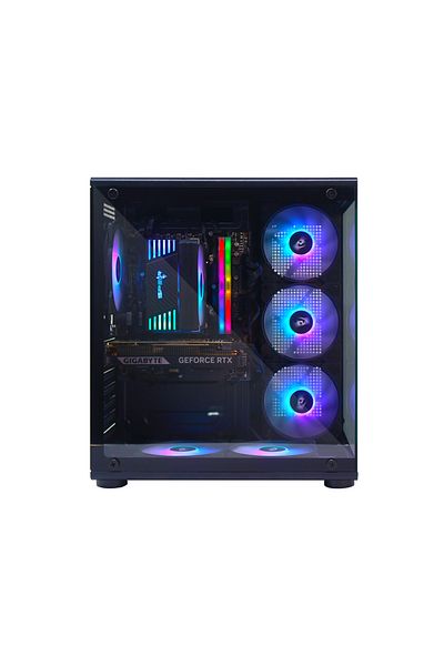 SPEARPC Spear Gaming PC i5-14400F, RTX 5050 8GB, 32GB DDR5, 1TB SSD, 600W, ARGB 6 Fans, Win 11 Pro