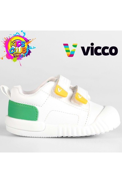 Vicco Forum First Step Baby Orthopedic Children's Sports Shoes White
