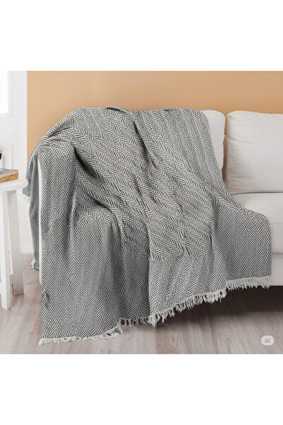 Hccompanyfabrıcon Modern Desenli Lastiksiz Koltuk Örtüsü