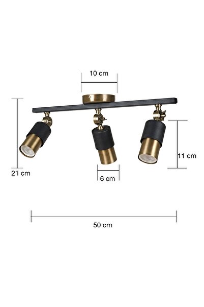 Bozyaka Aydınlatma Lotus 3'lü Dekoratif Eskitme Kaplama & Siyah Hareketli Duvar Aplik (GÜNIŞIĞI LED AMPULLER DAHİLDİR)