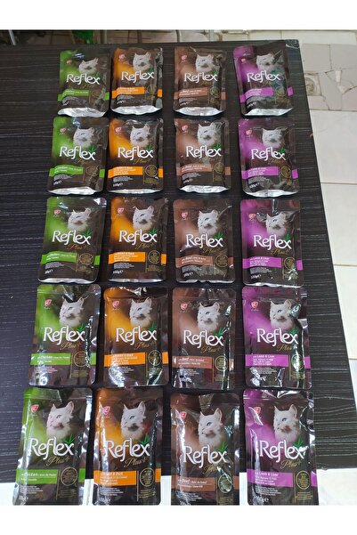 Reflex Karışık soslu kedi yaş maması kedi pounch 85 Gr x 20 adet