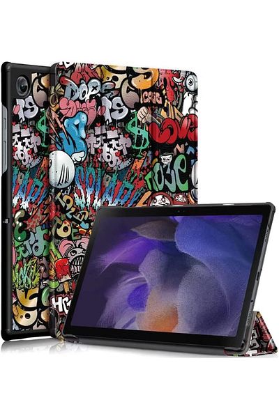 SIGLOO Husa slim Smart Cover Trifold pentru Samsung Galaxy Tab S8 S7 11 inci mosaic
