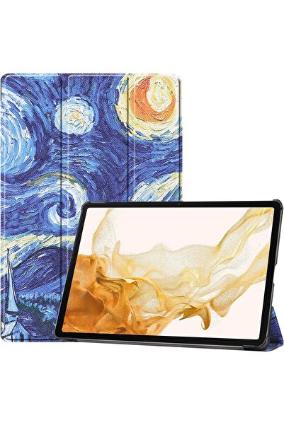 SIGLOO Husa Samsung Galaxy Tab S10/S9/S8 Ultra 14.6'', smart cover stand sleep/wake stylus Abstract