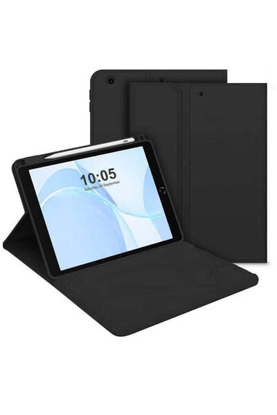 SIGLOO Husa premium mapa pentru Nokia T20 2021 10.4 inci piele sintetica suport Smart Pen Black