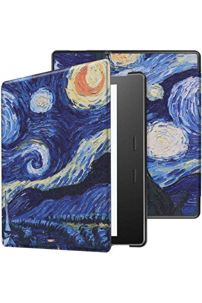 SIGLOO Husa pentru Kindle Oasis, 7inch, model Abstract Painting