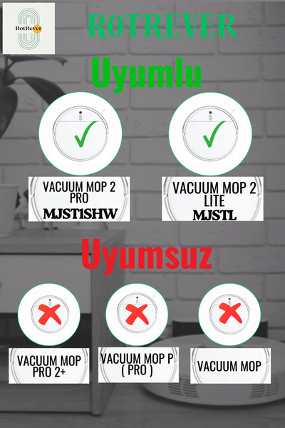 Xiaomi Vacuum Mop 2 Pro, Vacuum Mop 2 Model Robot Vacuum Cleaner Συμβατό φίλτρο Hepa, Σετ ανταλλακτικών βούρτσας