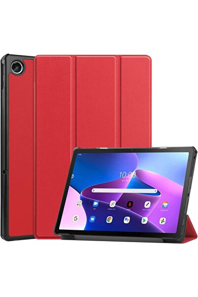 SIGLOO Husa Slim Sigloo, Smart Cover, Trifold, pentru Lenovo Tab Plus 2024(TB-351, 352), 11.5", Red