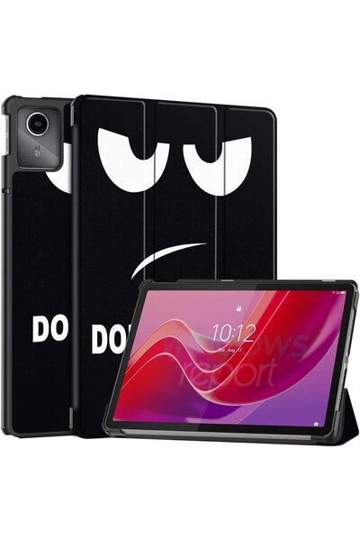 SIGLOO Slim Smart Cover Trifold Case for Lenovo Tab M11 11 inches cherry blossom