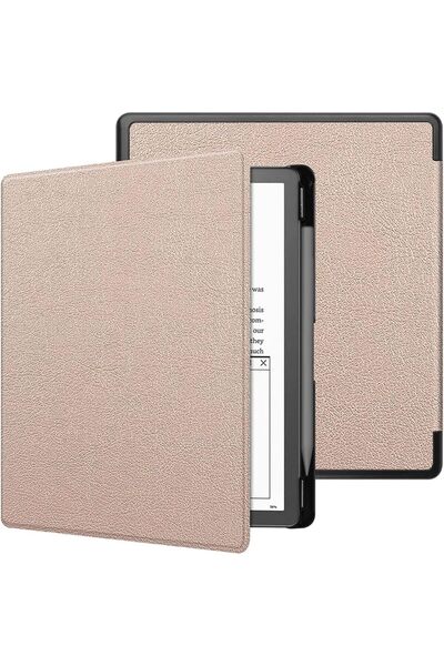 SIGLOO Premium Slim Kindle Scribe 10.2 inch Case PU Leather Pen Holder Auto Sleep Wake Function Gold