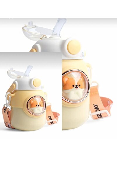 Kayra Stone 700ml 316 Removable Terrace Portable Water Protector / Flask / Thermos Yellow