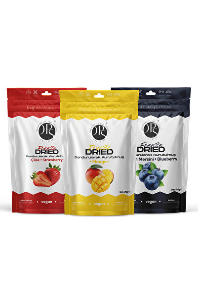 OPS FRESH فراولة مجففة بالتجميد-مانجو-توت، فراولة مجففة بالتجميد-مانجو-توت أس...